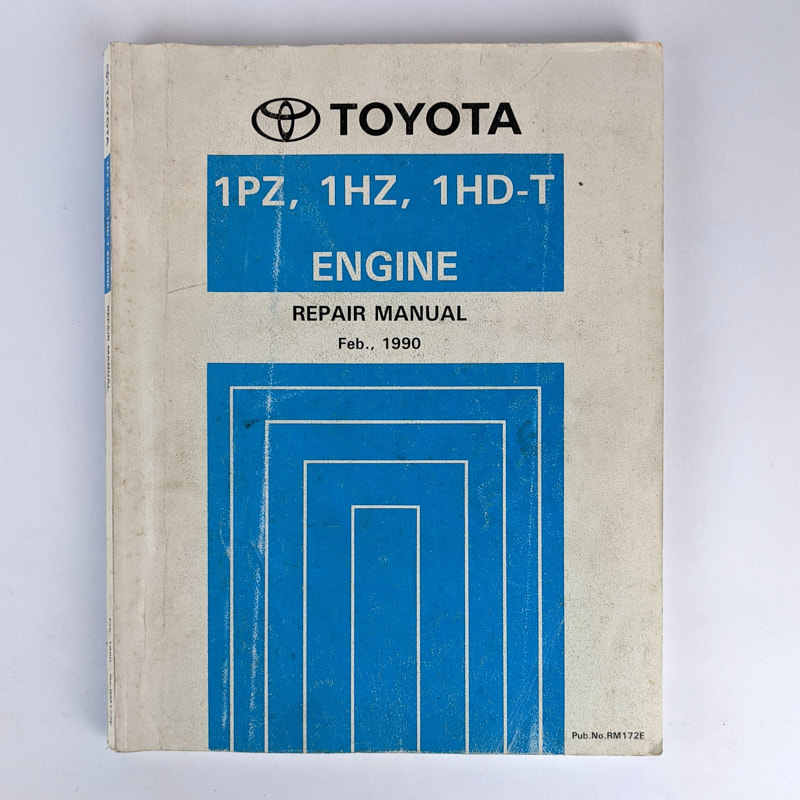 Toyota 1HZ 1PZ 1HDT engine factory and repair manual